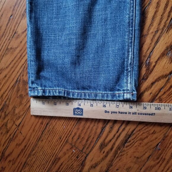 Joe's Jeans Men's 33x33 Rebel Fit Distressed Straight Leg Denim Blue Jeans - Picture 9 of 12